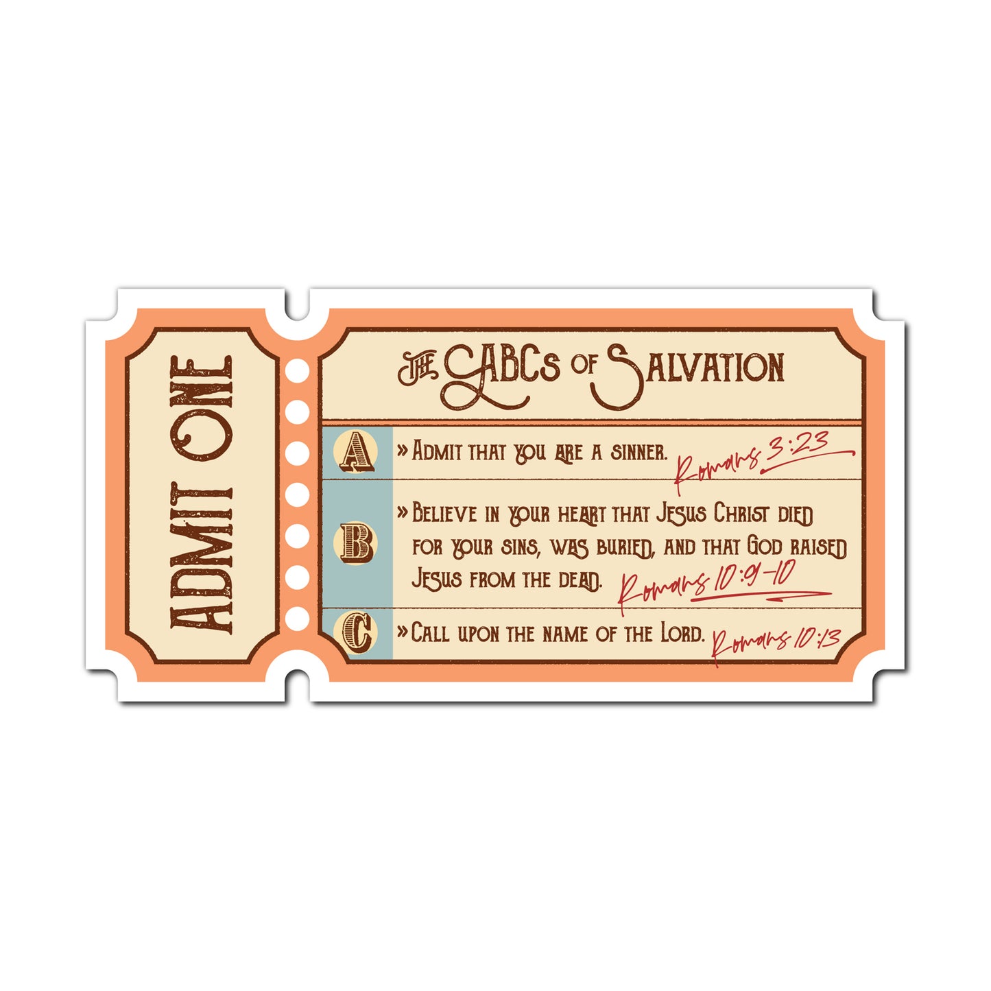 ABCs of Salvation  |  Magnet