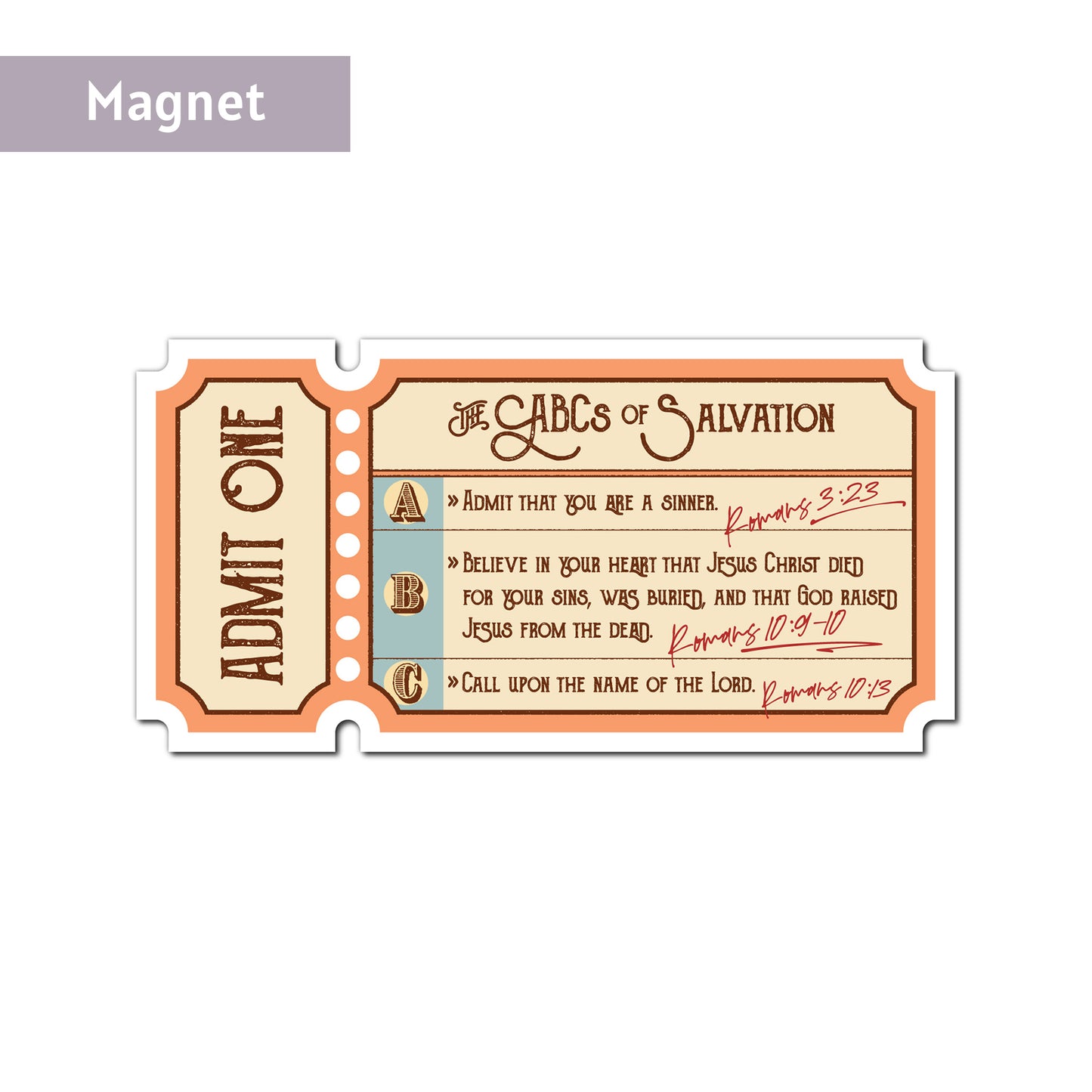 ABCs of Salvation  |  Magnet