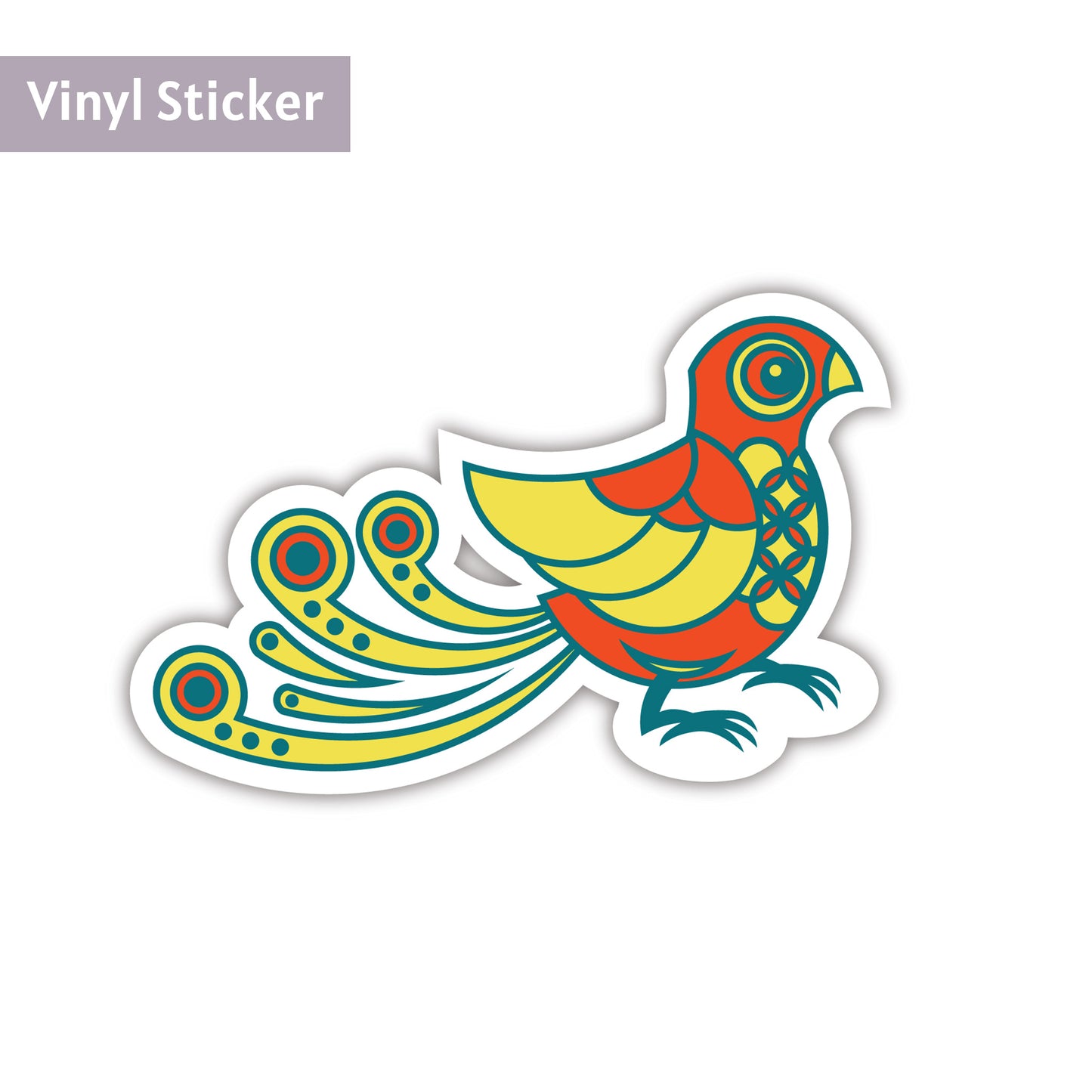 Hello Birdie  |  Vinyl Sticker