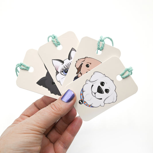 Pet Collection Gift Tags | Set of 12 Tags