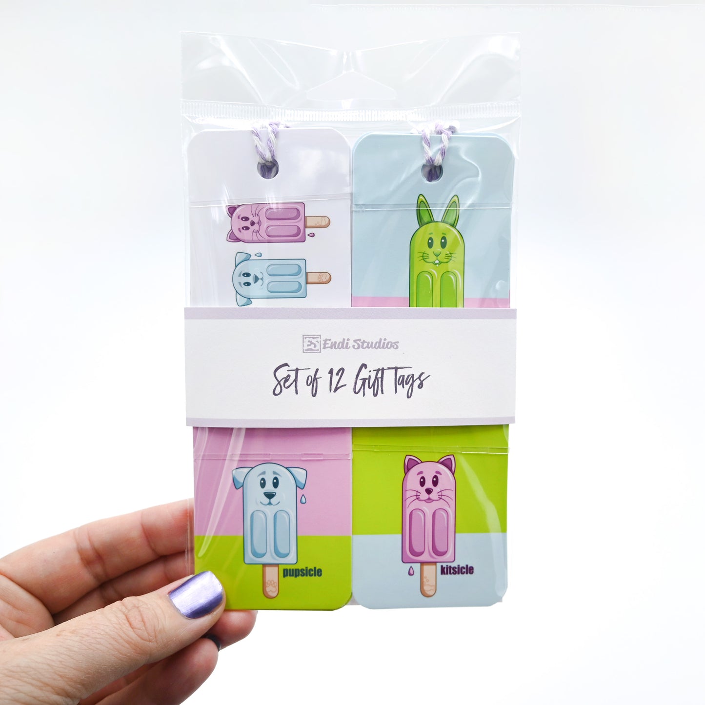 Petsicle Collection Gift Tags | Set of 12 Tags