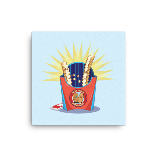 Let's Ketchup  |  12" x 12"  | Canvas Print