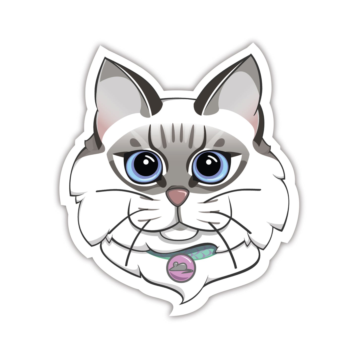Ragdoll Cat  |  Vinyl Sticker