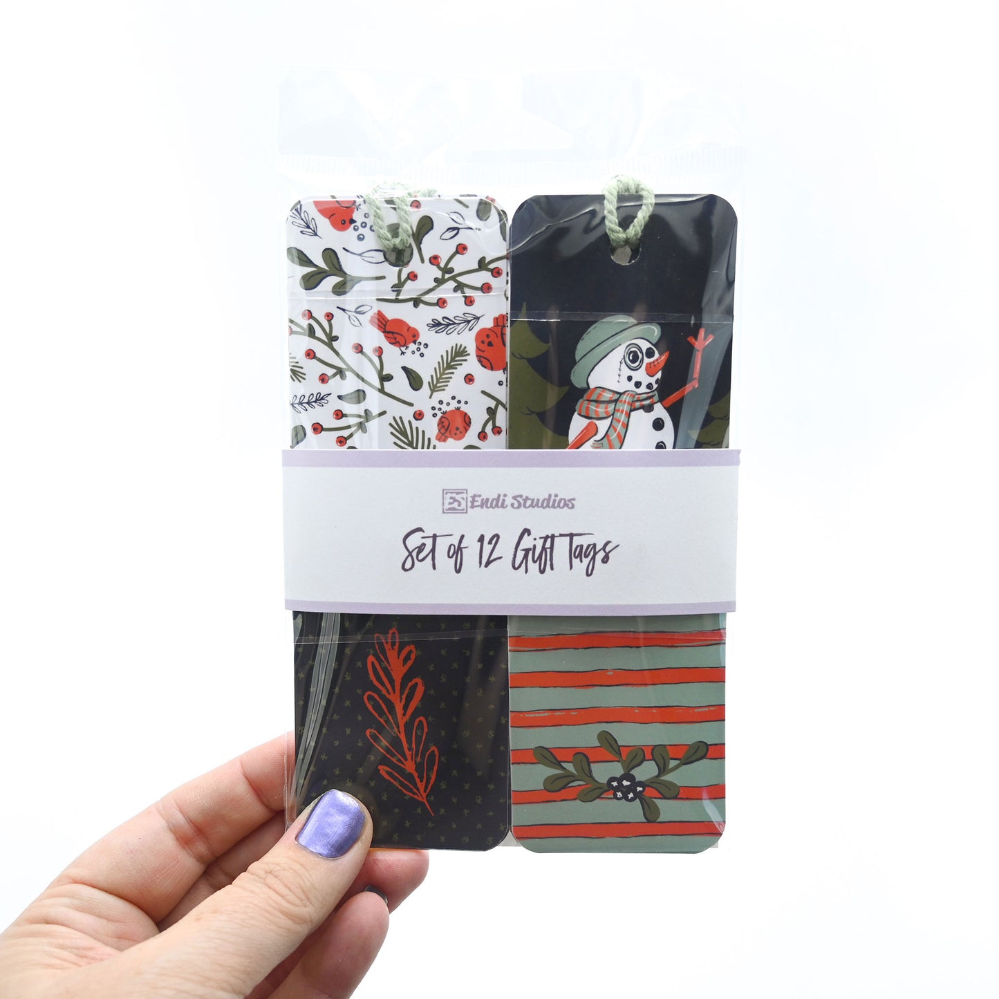 Wintertide Gift Tags | Set of 12 Tags