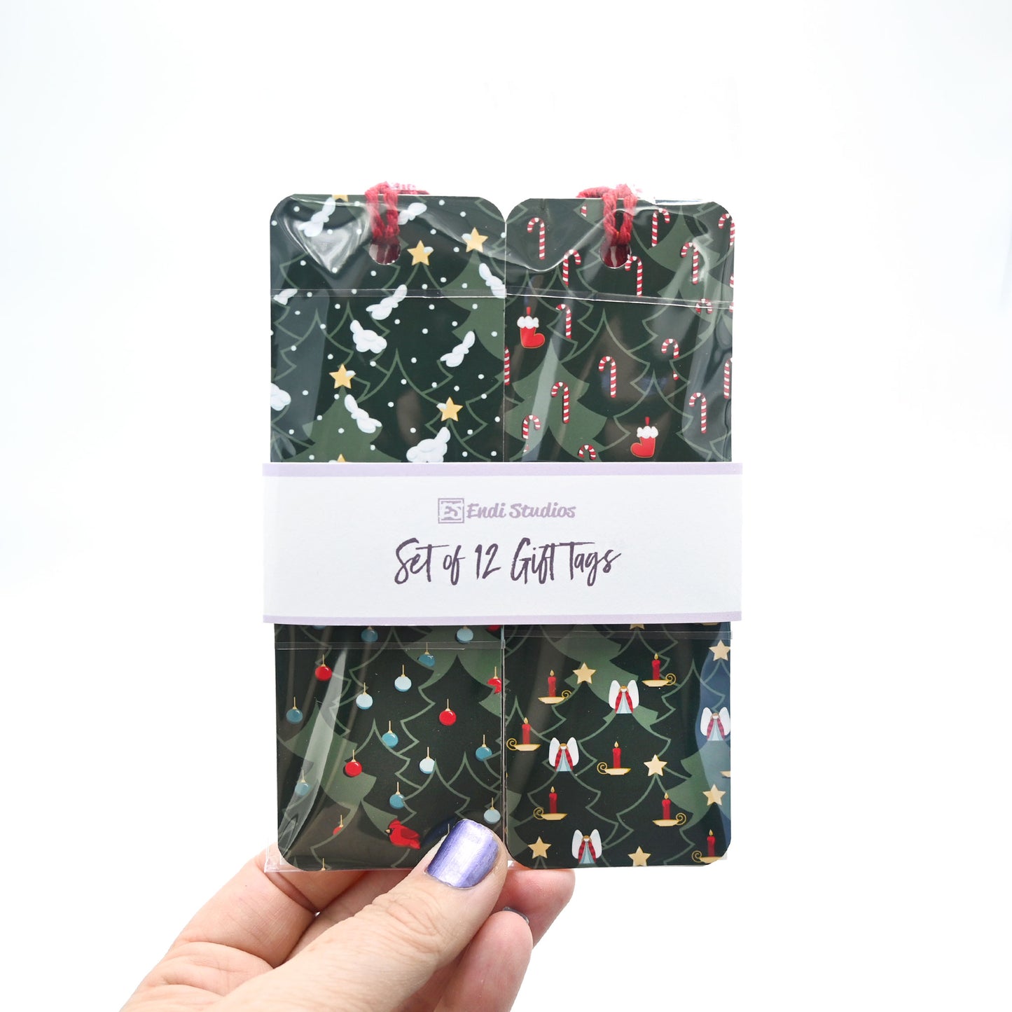 Evergreen Gift Tags | Set of 12 Tags