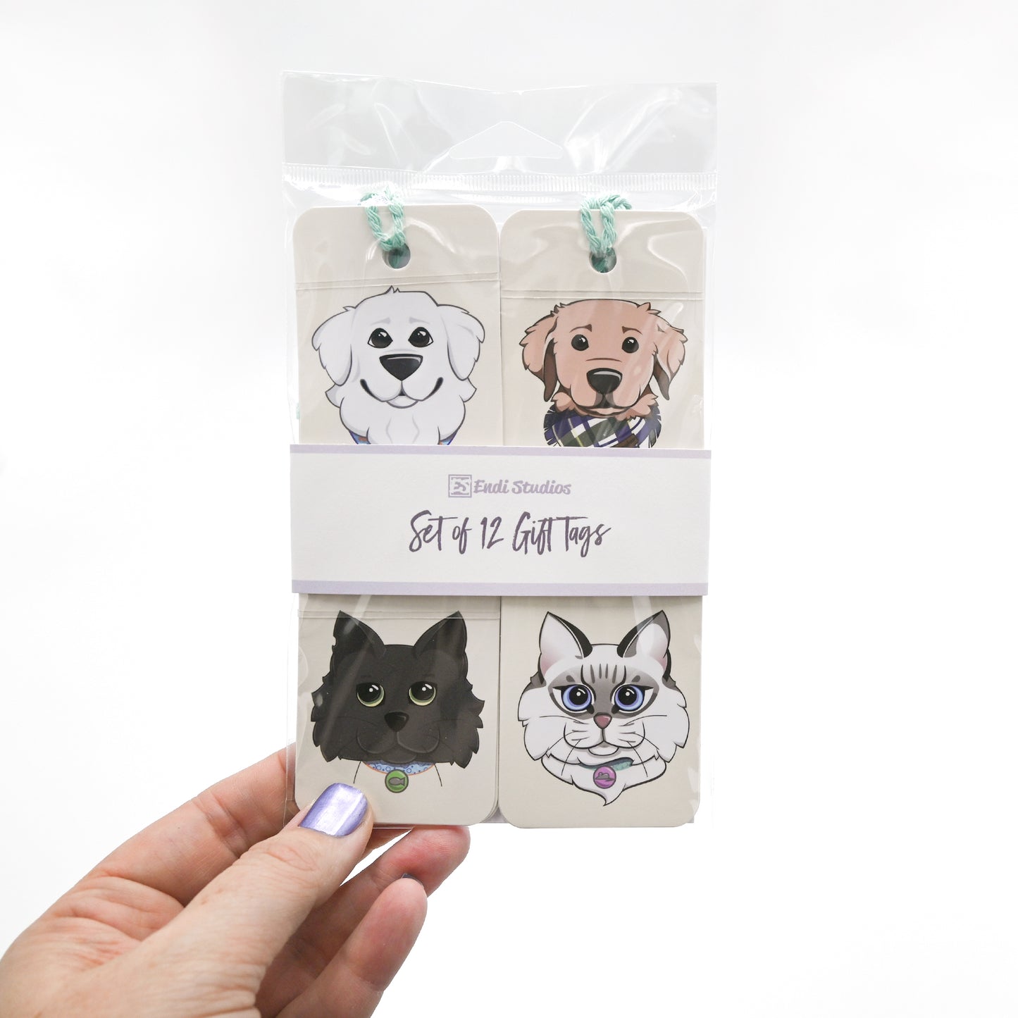 Pet Collection Gift Tags | Set of 12 Tags