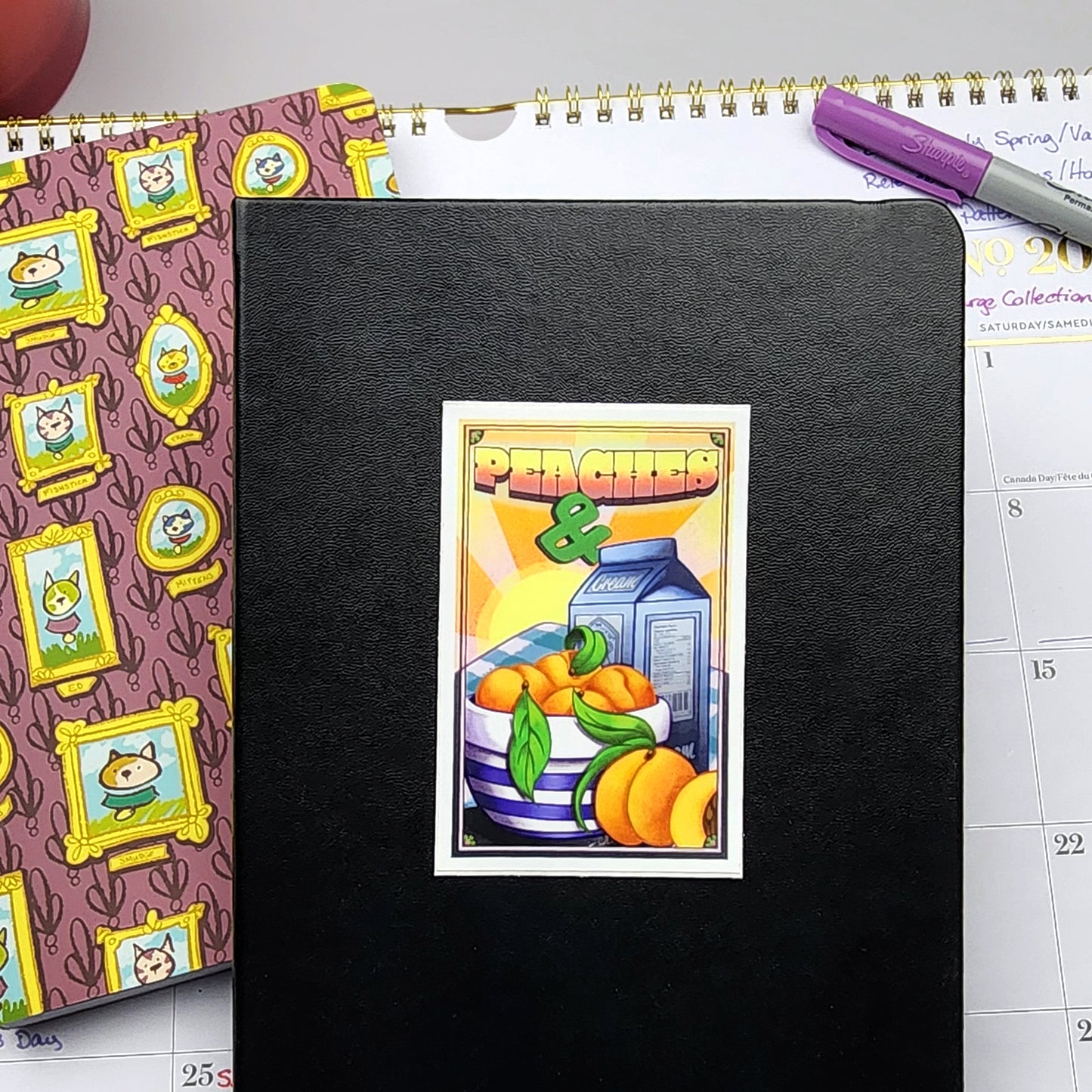 Peaches & Cream  |  Vinyl Sticker