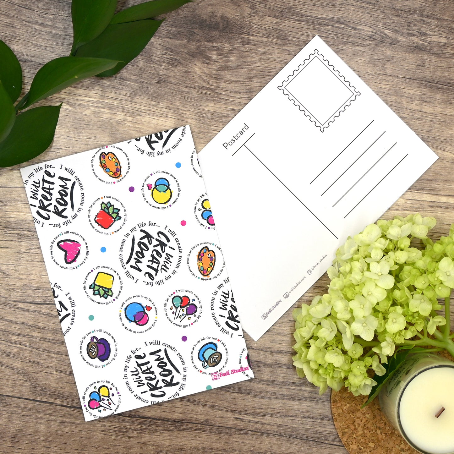 Create Room Postcards | Set of 4