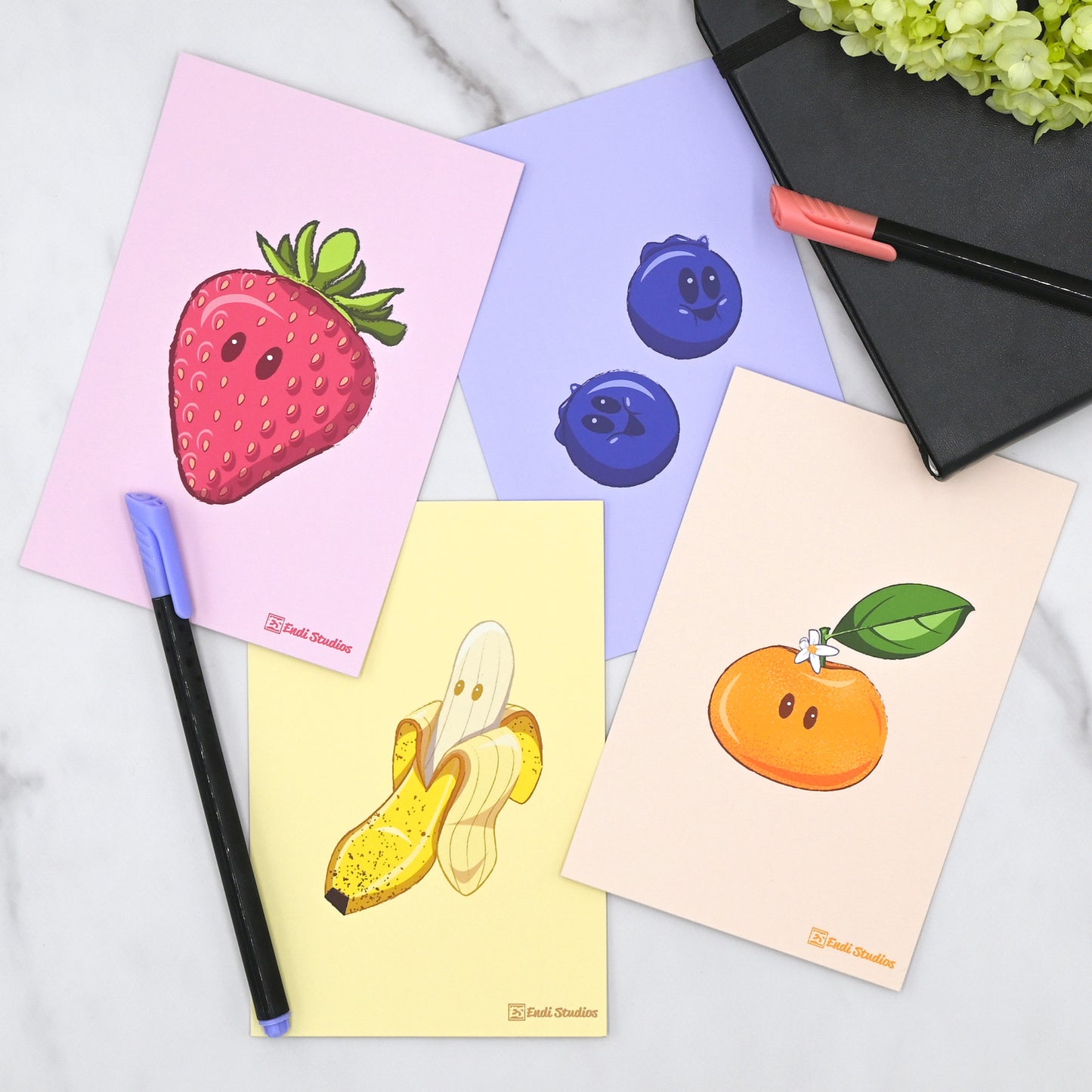Fruit Salad Postcards | Set of 4