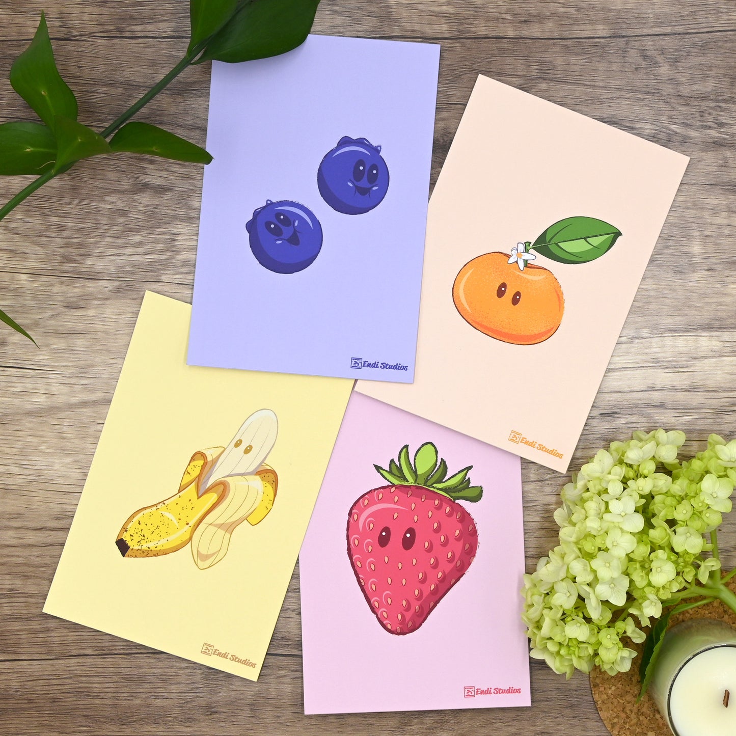 Fruit Salad Postcards | Set of 4