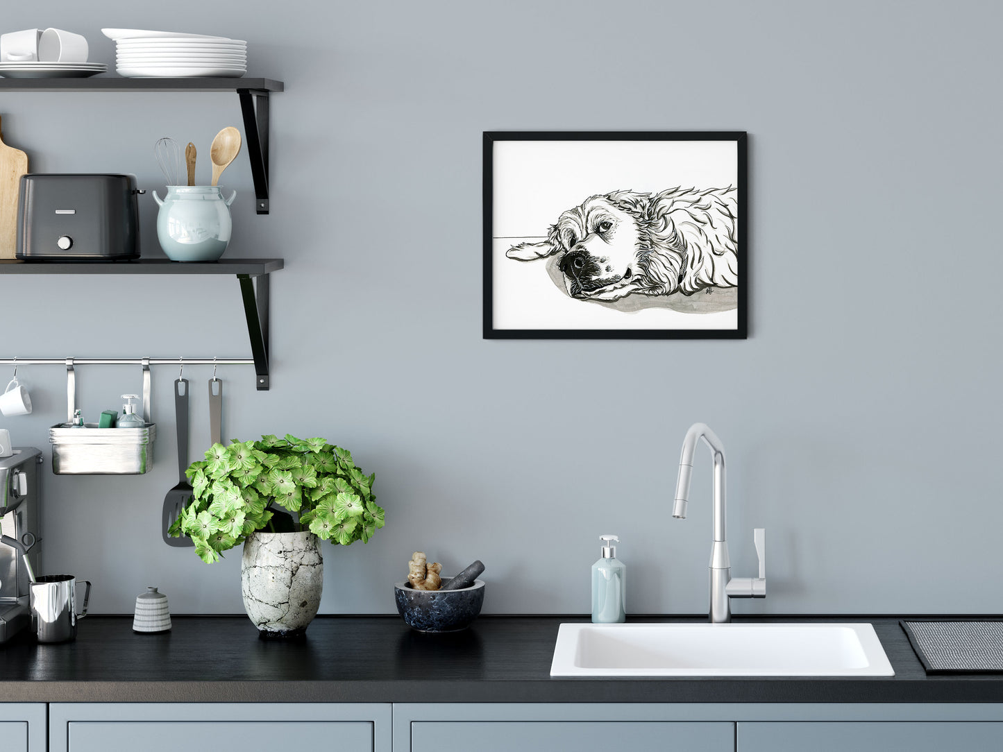 Side Eye  |  8.5"x11"  | Art Print