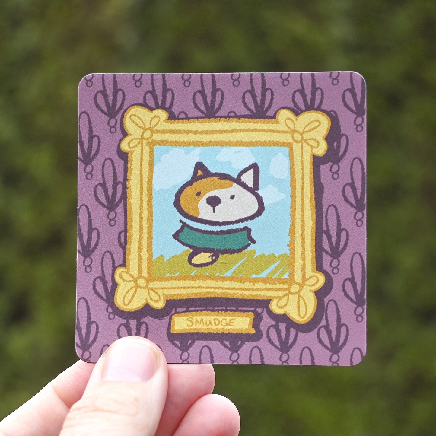 Smudge, Portrait of a Cat | Magnet