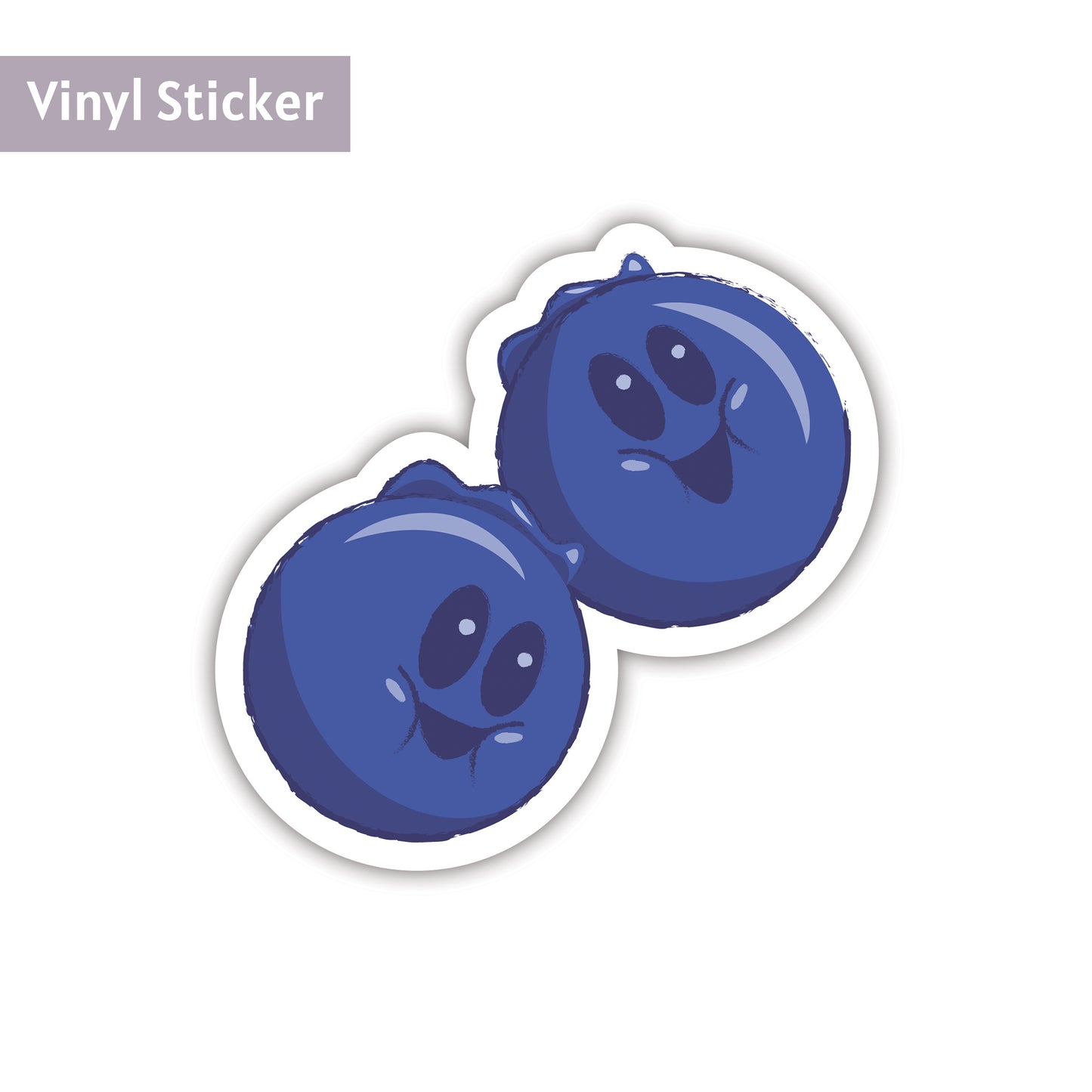 Blueberry  |  Vinyl Sticker