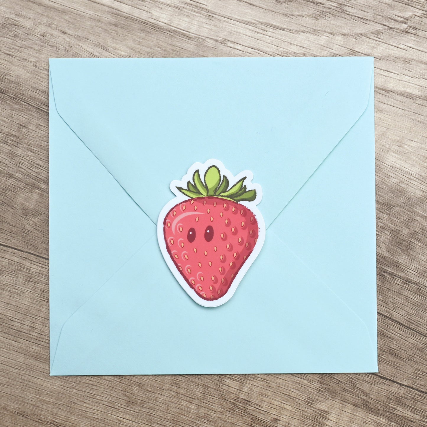 Strawberry  |  Vinyl Sticker
