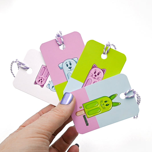 Petsicle Collection Gift Tags | Set of 12 Tags