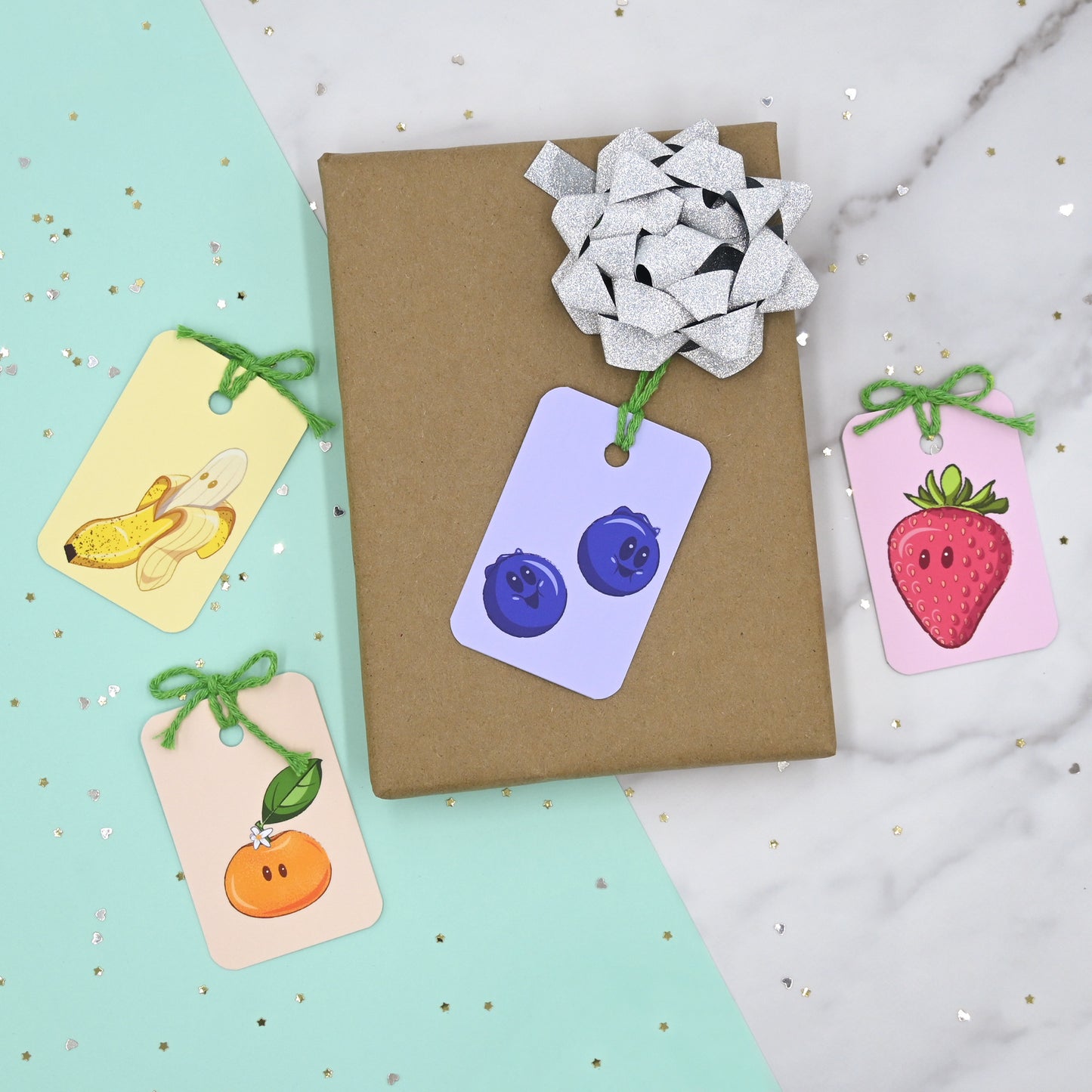 Fruit Salad Gift Tags | Set of 12 Tags