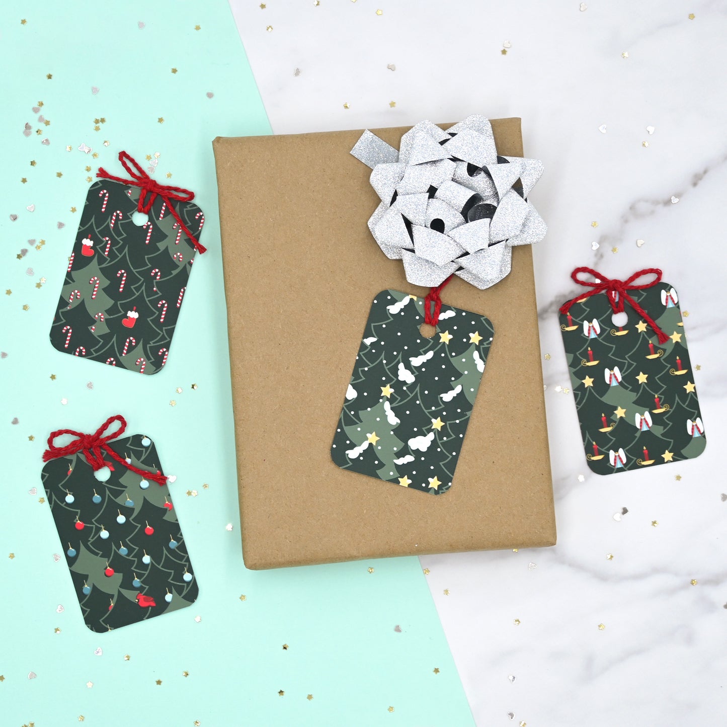 Evergreen Gift Tags | Set of 12 Tags