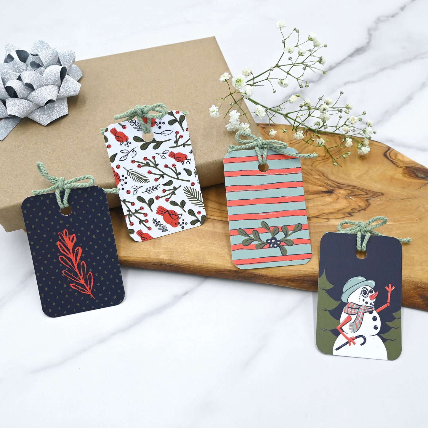 Wintertide Gift Tags | Set of 12 Tags