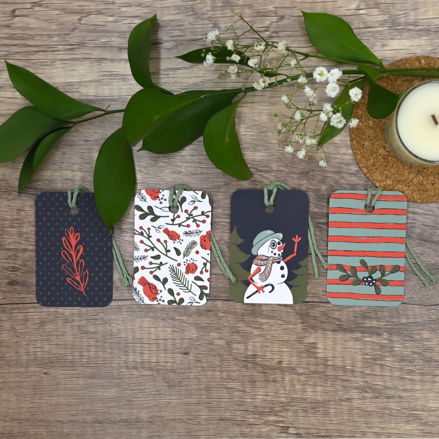 Wintertide Gift Tags | Set of 12 Tags