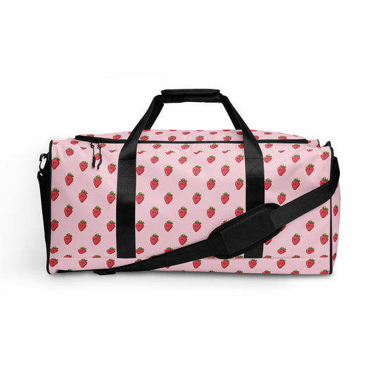 Pink Strawberry  |  Duffle Bag