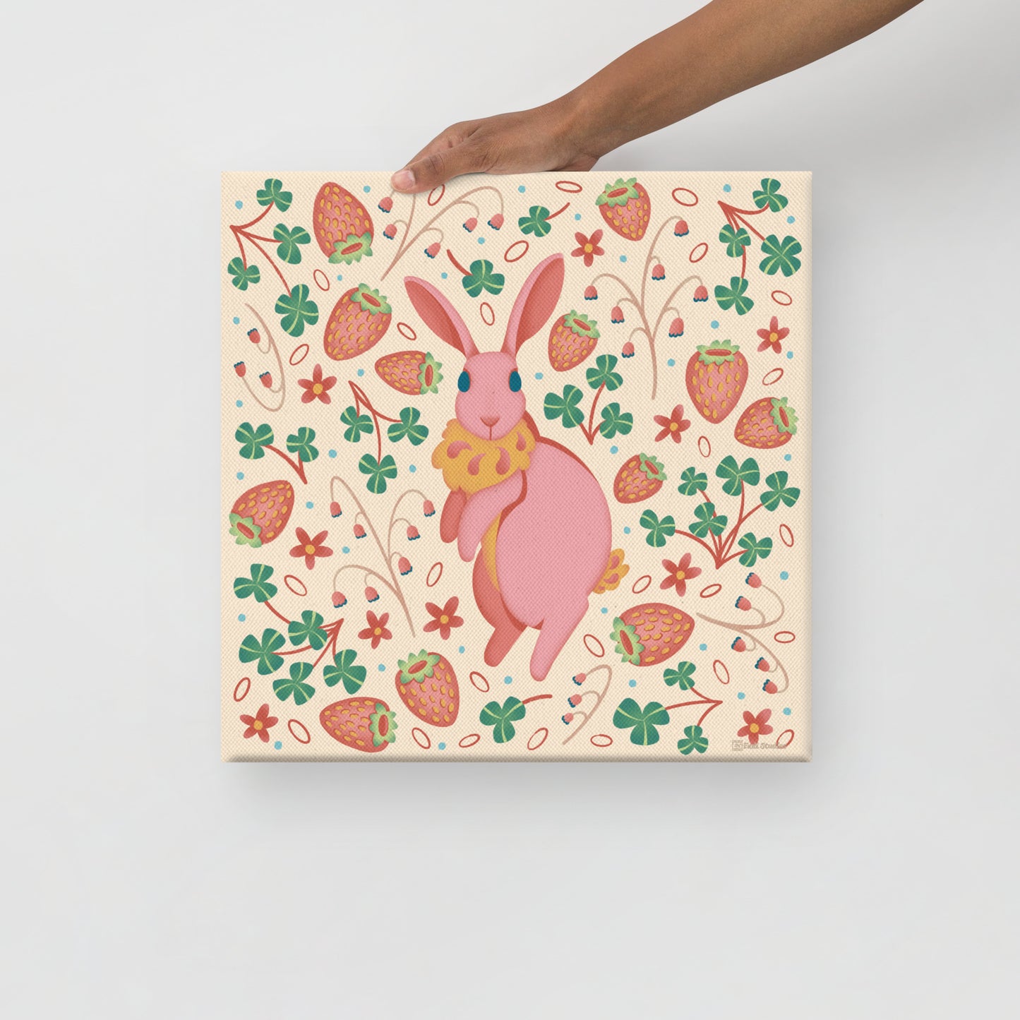 Wildwood Hare  |  16" x 16"  |  Canvas Print