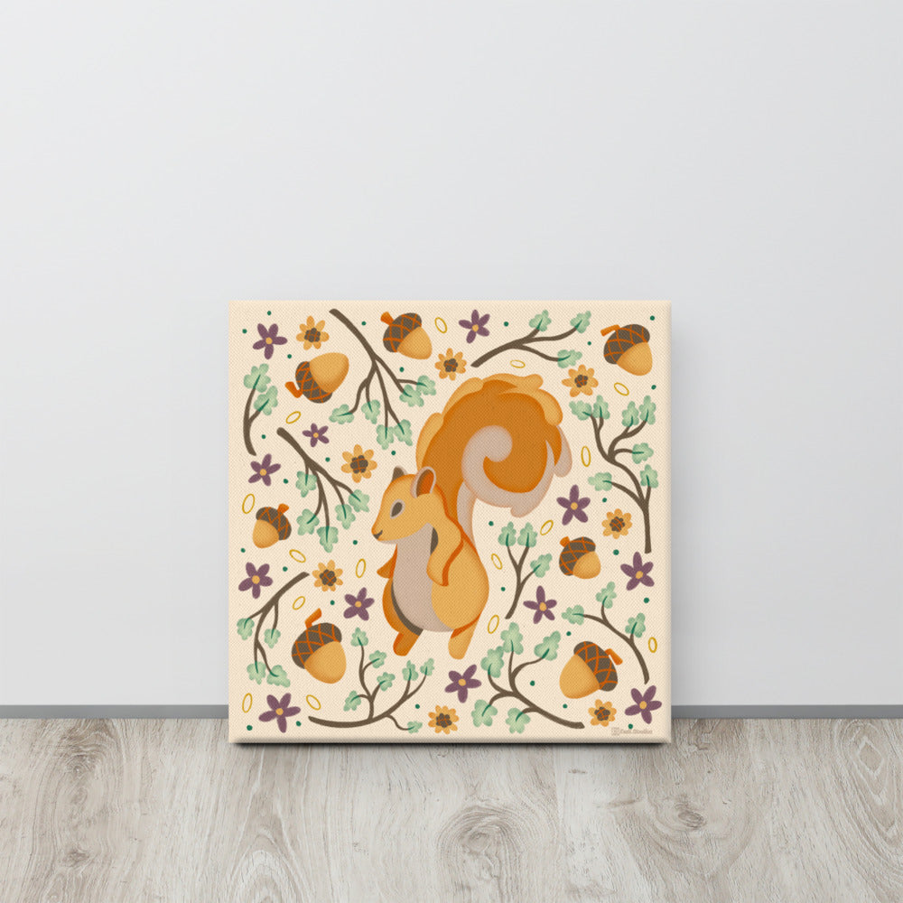 Wildwood Squirrel  |  16" x 16"  |  Canvas Print