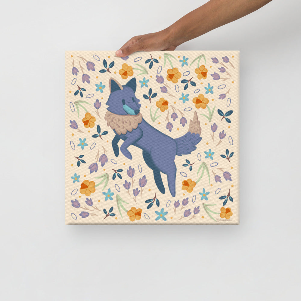 Wildwood Wolf  |  16" x 16"  |  Canvas Print