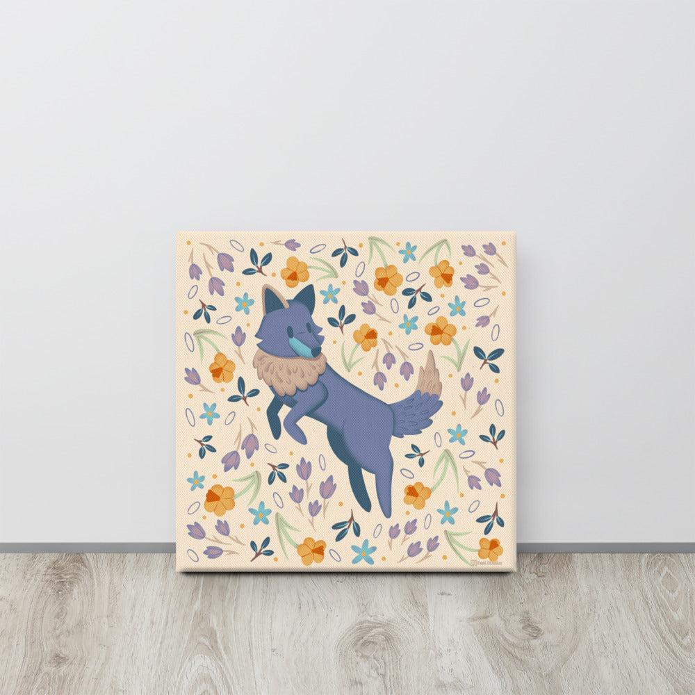 Wildwood Wolf  |  16" x 16"  |  Canvas Print