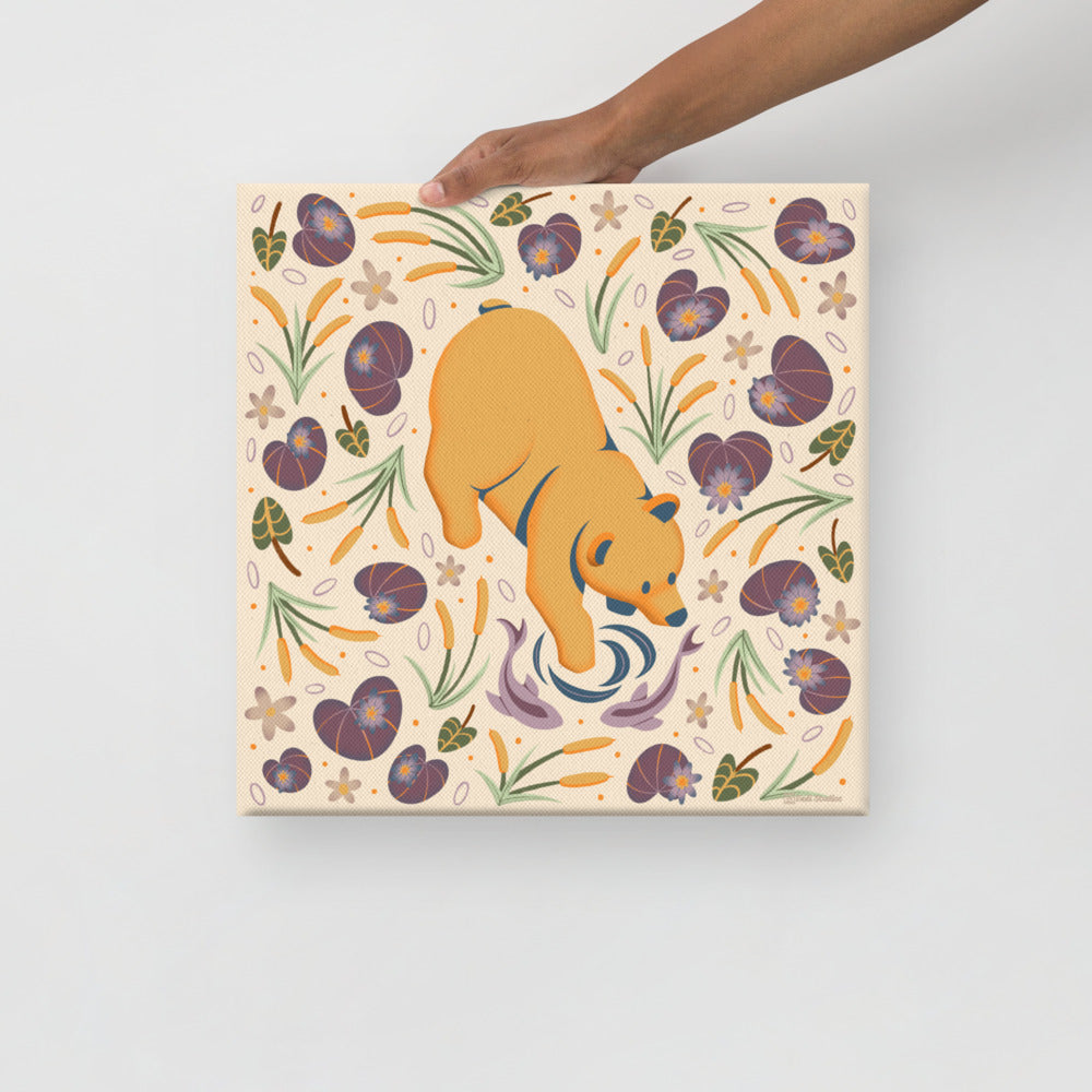 Wildwood Bear  |  16" x 16"  |  Canvas Print