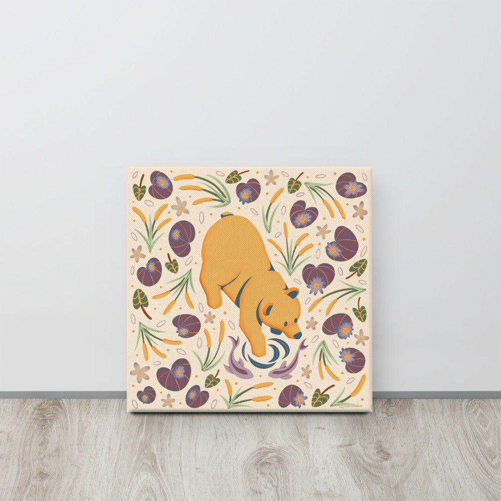 Wildwood Bear  |  16" x 16"  |  Canvas Print