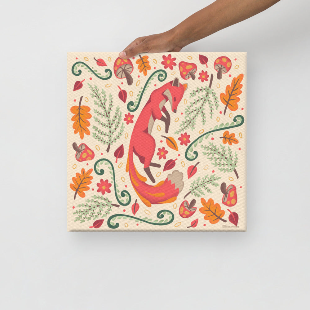 Wildwood Fox  |  16" X 16"  |  Canvas Print