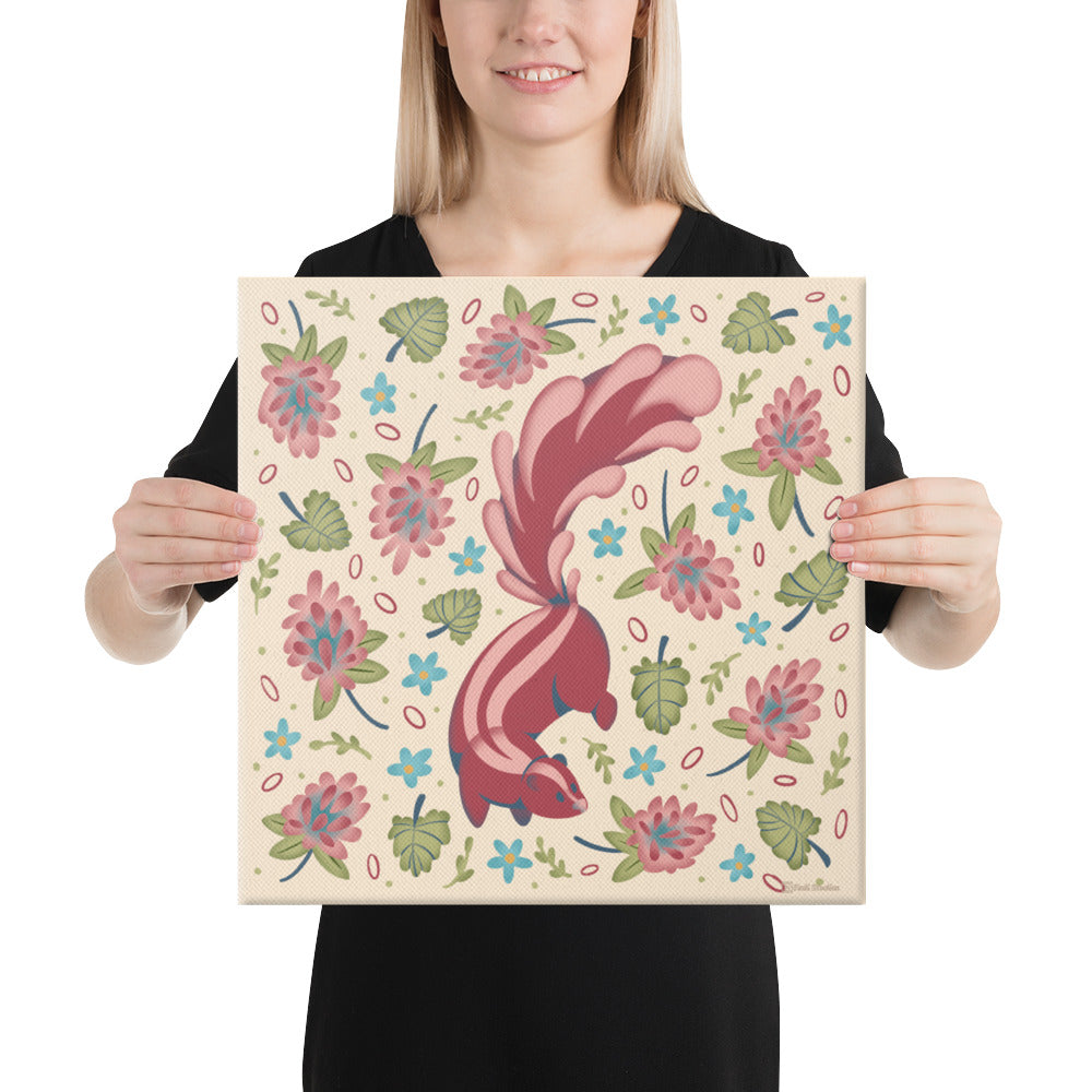 Wildwood Skunk  |  16" x 16"  |  Canvas Print