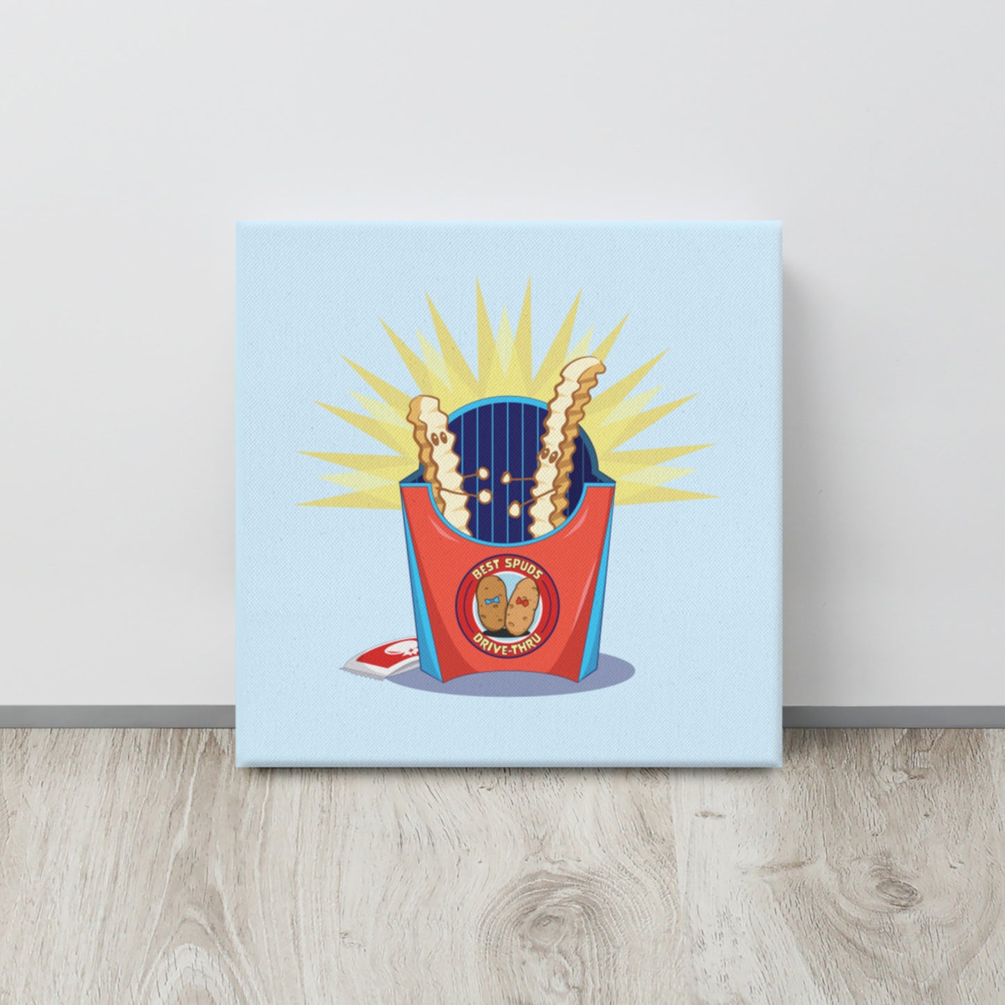 Let's Ketchup  |  12" x 12"  | Canvas Print