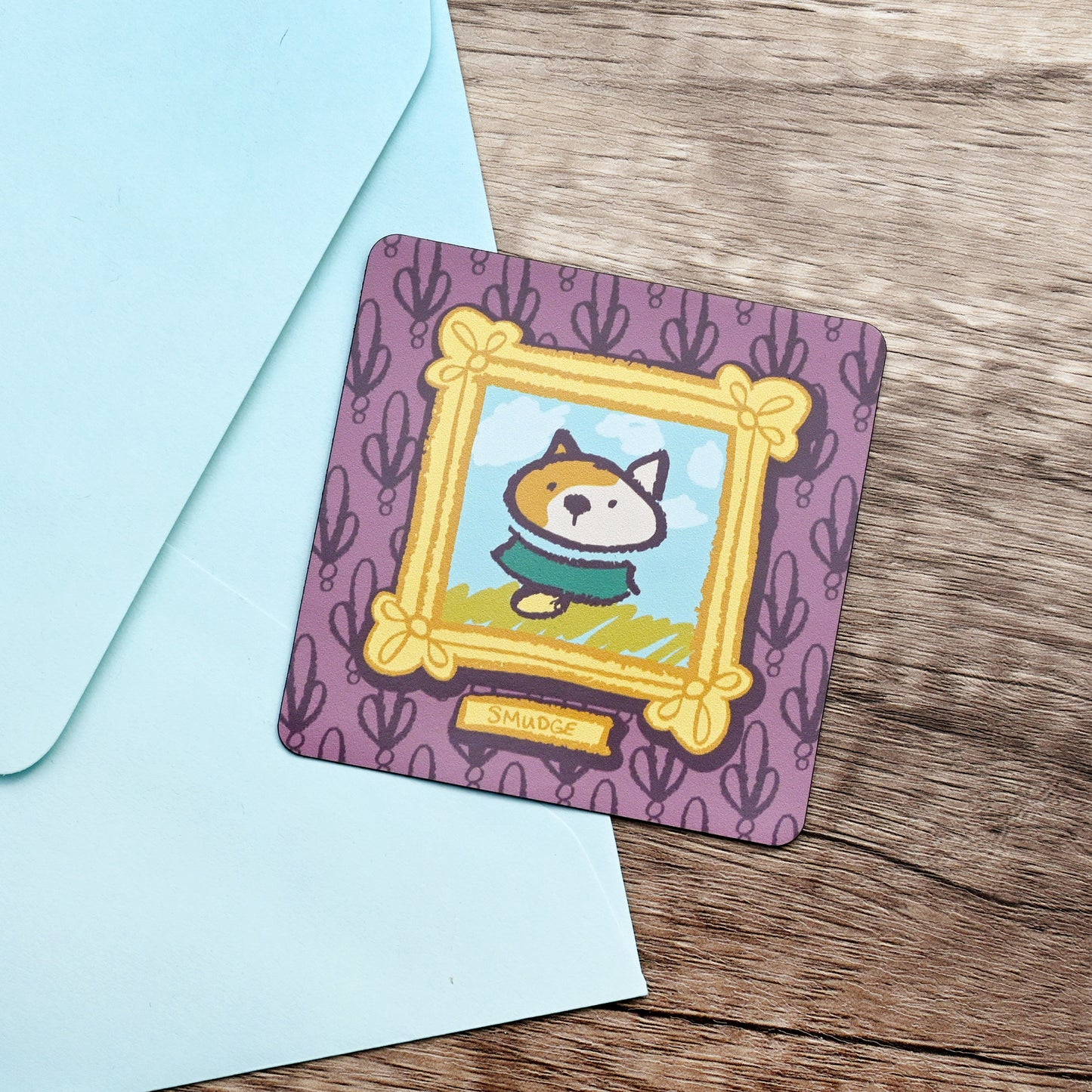 Smudge, Portrait of a Cat  |  Magnet