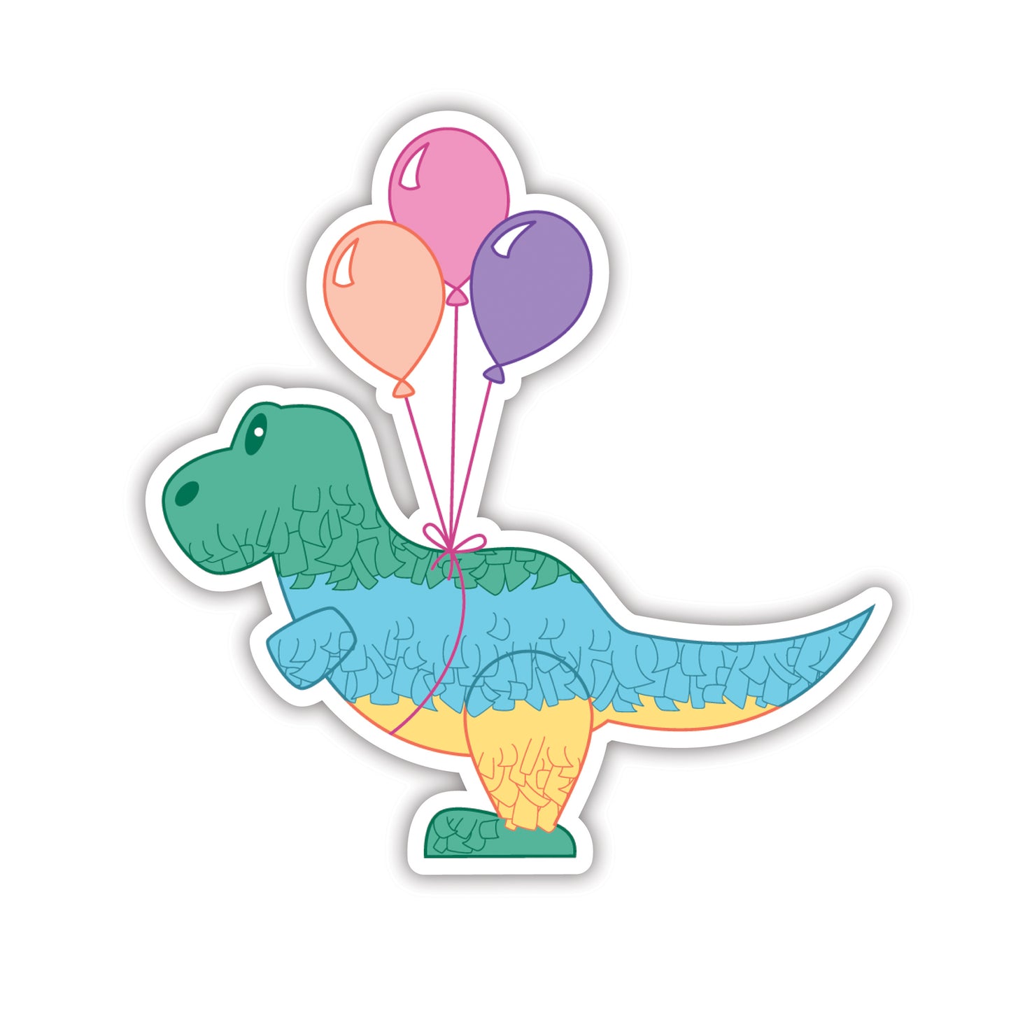 T-Rex Pinata  |  Vinyl Sticker