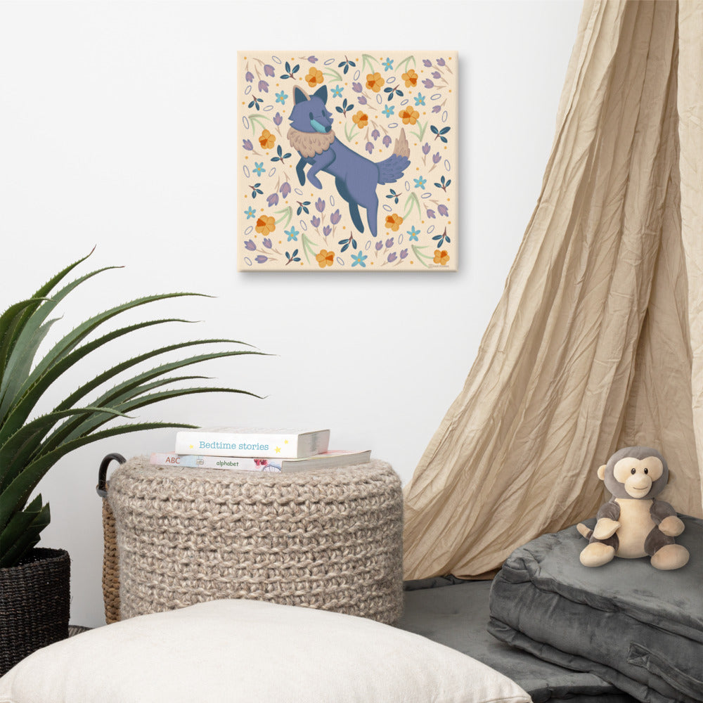 Wildwood Wolf  |  16" x 16"  |  Canvas Print