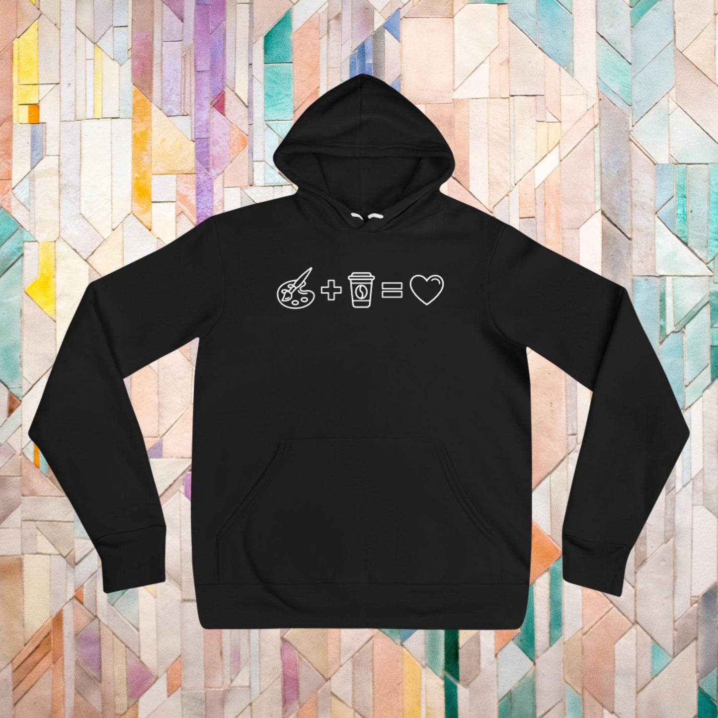 Art + Coffee = Love  |  Unisex Hoodie